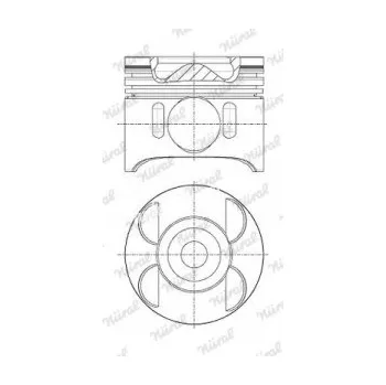 Blok motoru Píst GOETZE 87-136400-00