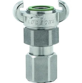 Hadicová spojka EKSI 12 V (spojka bajonet EKS G1/2" vnitřní, PN16, nerez)