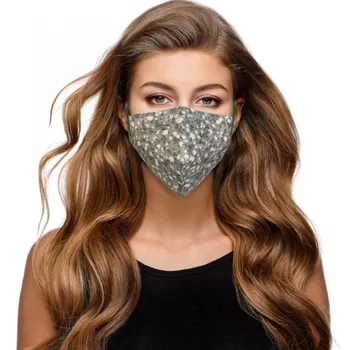 respirátor Balerina Nanorespirátor FFP2 růže/khaki 1 ks