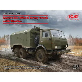 Plastikový model 1/35 Soviet Six-Wheel Army Truck with Shelter
