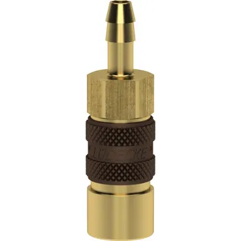 ESMK 6 TBR (rychlospojka Mini 6mm, DN5, mosaz, hnědá)