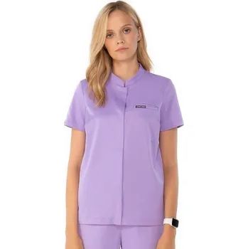 Dámská halenka Antibakteriální elegantní zdravotnická halenka Louis Lanier ROUEN Barva: Lila, Velikost: XXS