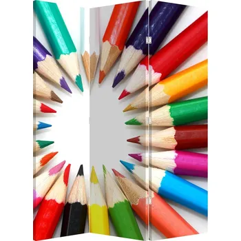 Paraván LuxusniObrazy.cz Paraván - Pastelky