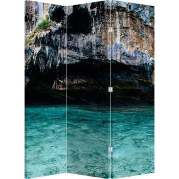 Paraván LuxusniObrazy.cz Paraván - Voda a skály