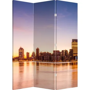 Paraván LuxusniObrazy.cz Paraván - Město při západu slunce