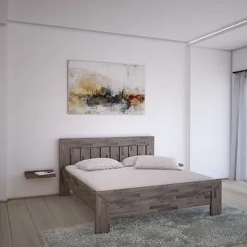 Postel Dřevěná postel ORLANDO LUX z bukového, jasanového nebo dubového masivu výrobce světspánku.cz. Dostupná ve všech rozměrech, včetně atypických. 200x90, olej Cherry, jádrový buk