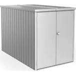Biohort Minigaráž 122 x 203 x 145, stříbrná metalíza
