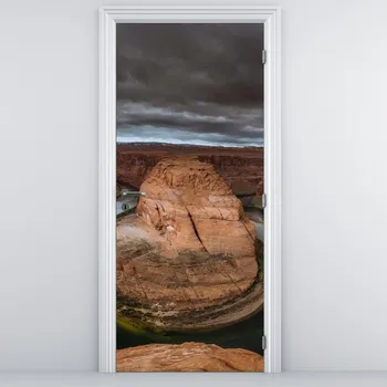 Fototapeta LuxusniObrazy.cz Fototapeta na dveře - Jezero v útesu