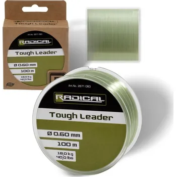 RADICAL Šokový vlasec Tough Leader 100m 0,60mm 18kg (RADICAL Tough Leader 100m 0,60mm 18kg)