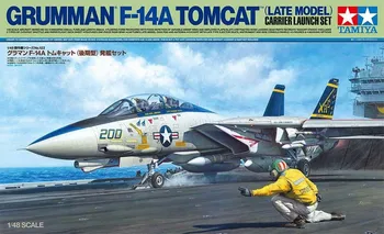 Plastikový model Tamiya Grumman F-14A Tomcat Carrier Launch Set 1:48