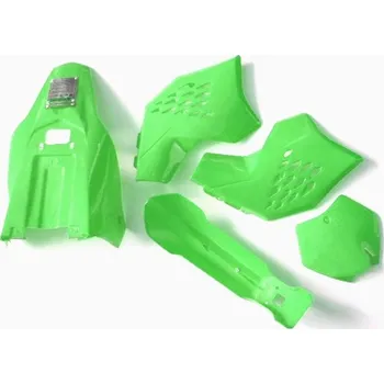 Kapotáž minicross KTM style Toxic zelená
