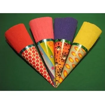 Kornout papírový na bonbony - 20cm