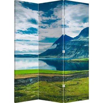 Paraván LuxusniObrazy.cz Paraván - Jezero s horami
