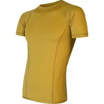 SENSOR MERINO AIR pánské triko kr.rukáv mustard Velikost: XXL