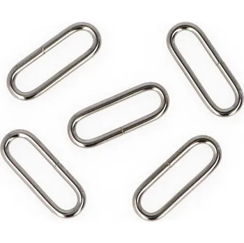 Průvlek 25 mm ovalný, barva Nikl