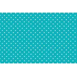 Samolepicí fólie modrá, bílé puntíky, 45 cm x 2 m, kusovka 3460628 / samolepicí tapeta Petersen blau 346-0628 d-c-fix