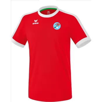 ERIMA DRES NA TĚLOCVIK + LOGO ZŠ KRUŠNOHORSKÁ - Červená - velikost 164