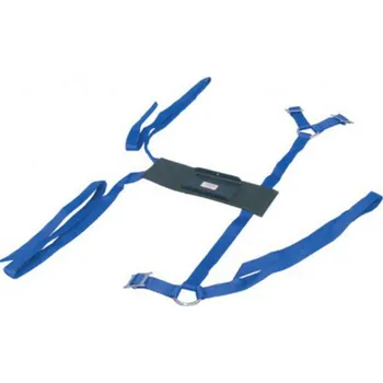 Postroj pro psa Postroj pro berany, nylon, modrý