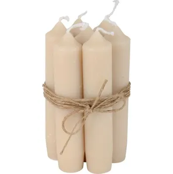 Svíčka Hitra Svíčka KRÉMOVÁ / 6ks