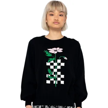 Dámský svetr svetr Santa Cruz Checkerbloom Knit Crew - Black XS