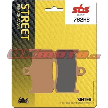 Brzdová destička Přední brzdové destičky SBS 782HS - Triumph Daytona 675, 675ccm - 06-08