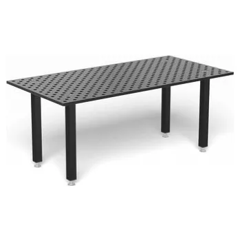 Dílenský stůl SIEGMUND [281020.XD7] Svařovací stůl Basic 8.7 2000x1000x25, plasmanitridovaný, Noha základní 815