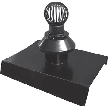 Kouřovod Komínový poklop DN80, L-300mm, L1-100mm, PPs/Al-kondenzační