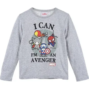 Chlapecké tričko Šedé chlapecké tričko Avengers Velikost: 116