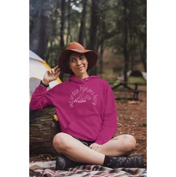 Dámská mikina Dámská mikina Mé srdce bije pro hory Barva: Purpurová, Velikost: S