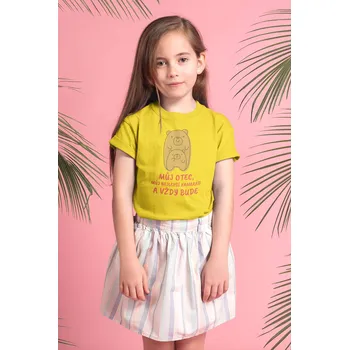 Dívčí tričko Dívčí tričko Můj otec, můj kamarád Barva: Žlutá, Velikost: 122