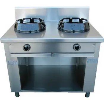 Sporák Čínský plynový sporák WOK modul CC/02 1000x700x850 mm s podestavbou Sleva 16520Kč