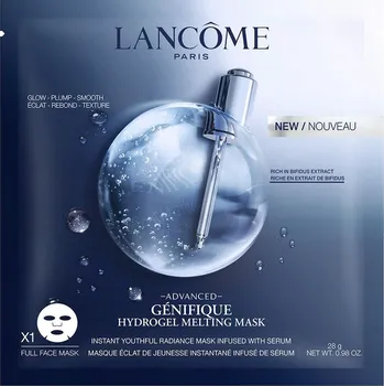 Pleťová maska Lancôme Advanced Génifique Hydrogel Melting Mask hydrogelová pleťová maska