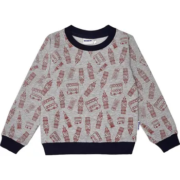 Chlapecká mikina Chlapecká mikina - Winkiki WKB 92579, šedá Barva: Šedá, Velikost: 98