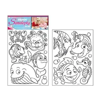 Samolepící dekorace Samolepky na zeď k vymalování- ryby