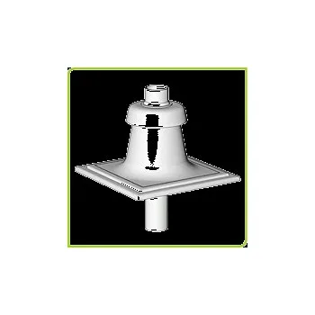 Kouřovod BRILON komínový poklop DN 60 černý, plastový s vyústěním PP-UV černá