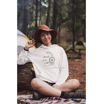 Dámská mikina Dámská mikina Najdi svou cestu Barva: Bíla, Velikost: 2XL