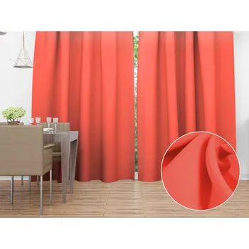 ubrus Dekorační závěs Rongo RG-037 Korálový 140x140 cm