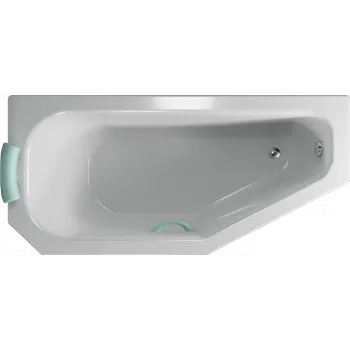 Vana Teiko vana PANAMA 160x75x41cm, 100l, L-levá, tvarovana plast. bílá