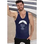 Pánské tílko Chodit na hory Barva: Kráľovská modrá, Velikost: XL