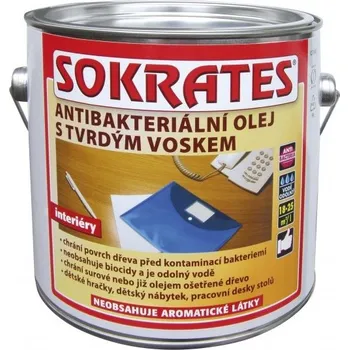 Olej na dřevo SOKRATES ANTIBAKTERIÁLNÍ OLEJ S TVRDÝM VOSKEM 2 l