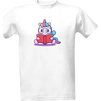 Pánská móda Tričko s potiskem Jednorožec kniha 2 pánské