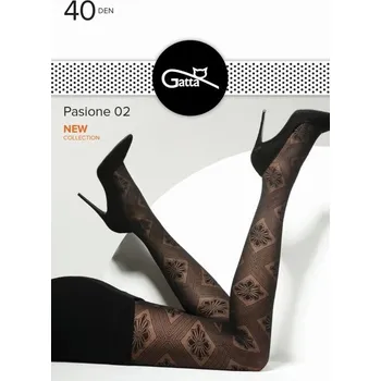 Dámské punčochy Gatta punčochové kalhoty Pasione 02 40DEN - černá, M