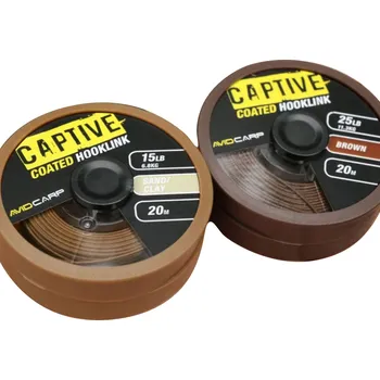 Avid Carp Návazcová Šňůra Captive Coated Hooklink - Brown Varianta: 15lb