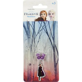 Náhrdelník Ledové království Anna a Elza Frozen náhrdelník s korálky Barvy: fialová