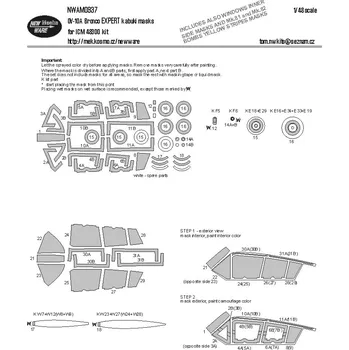 Plastikový model New Ware 1/48 Mask OV-10A Bronco EXPERT (ICM 48300)