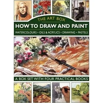 Cizojazyčná kniha Art Box - How to Draw and Paint (4-Book Slipcase) - Harrison, Hazel