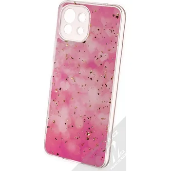 Pouzdro na mobilní telefon 1Mcz Gold Glam Růžové odlesky Skinny TPU ochranný kryt pro Xiaomi Mi 11 Lite, Mi 11 Lite 5G růžová (pink)