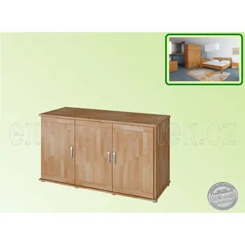 Komoda Komoda Gama 3D - Praktik 184 BUK Materiál: Buk, Moření: Olše