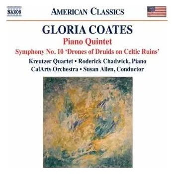Zahraniční hudba CD Gloria Coates: Piano Quintet • Symphony No. 10 2018