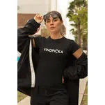 Dámské tričko Vínopička Barva: Černá, Velikost: 3XL